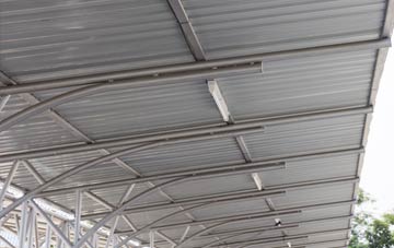 installing Pentre Gwenlais metal roofing